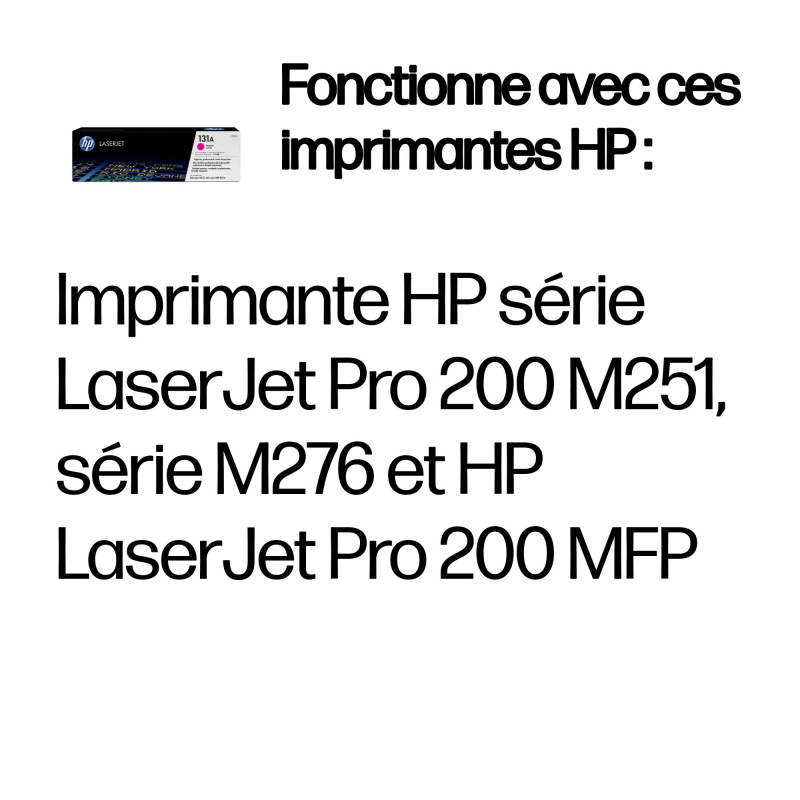 HP 131A toner LaserJet magenta authentique