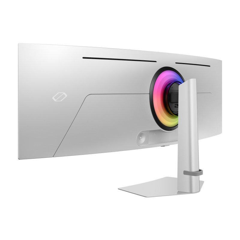 Samsung G93SC écran plat de PC 124,5 cm (49") 5120 x 1440 pixels Dual QHD OLED Argent