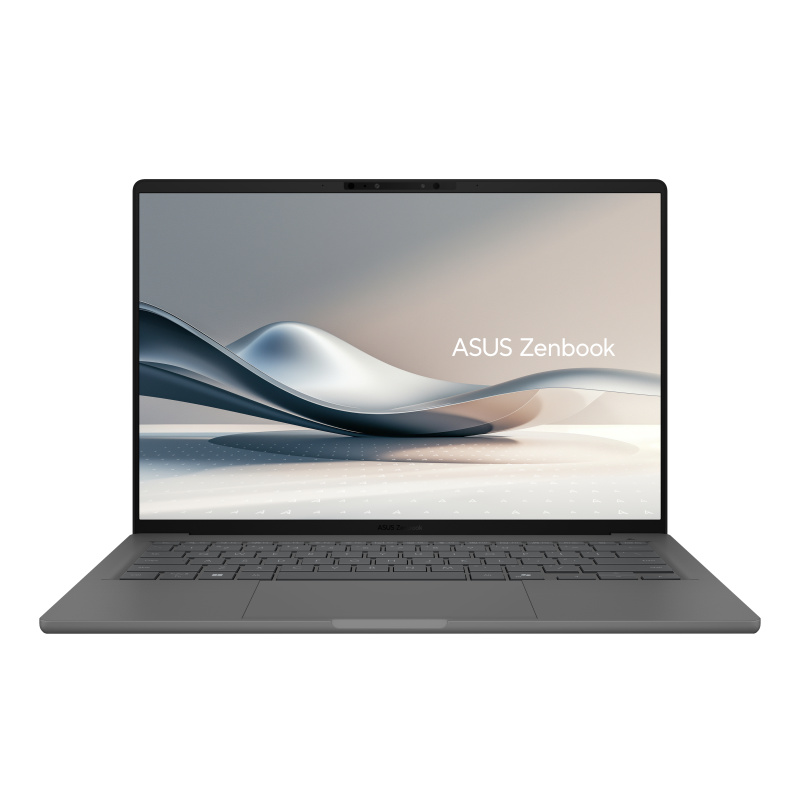 ASUS Zenbook A14 UX3407QA-QD431X Copilot+ PC Snapdragon X1-26-100 Ordinateur portable 35,6 cm (14") WUXGA 32 Go LPDDR5x-SDRAM 512 Go SSD Wi-Fi 6E (802.11ax) Windows 11 Pro Gris