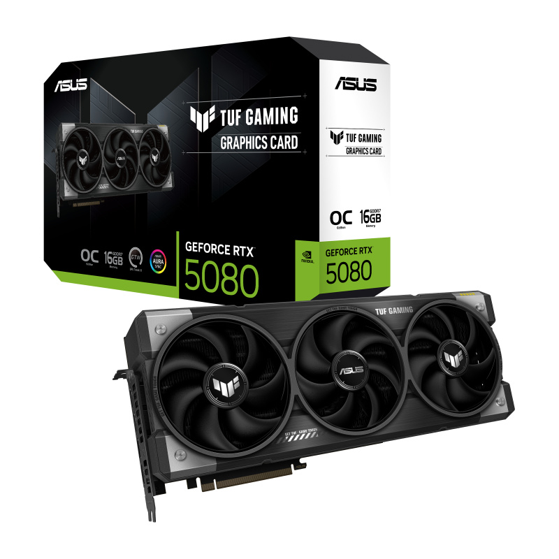 ASUS TUF Gaming TUF-RTX5080-O16G-GAMING NVIDIA GeForce RTX 5080 16 Go GDDR7