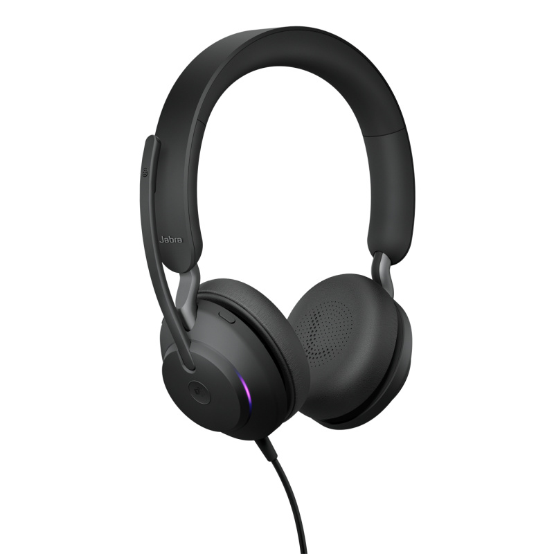 Jabra Evolve2 40 SE Casque Avec fil Arceau Appels/Musique USB Type-C / USB Type-A Noir