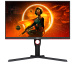 AOC G3 Q27G3XMN/BK écran plat de PC 68,6 cm (27") 2560 x 1440 pixels 2K Ultra HD LED Noir, Rouge