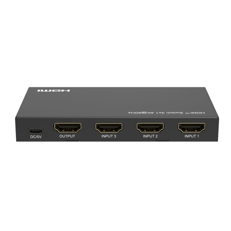 Microconnect MC-HDMISWITCH0301-4K commutateur vidéo