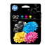 HP 912 Pack de 4 cartouches d'encre Noir/Cyan/Magenta/Jaune authentiques