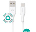 eSTUFF ES605170-BULK câble USB USB 2.0 1 m USB C USB A Blanc