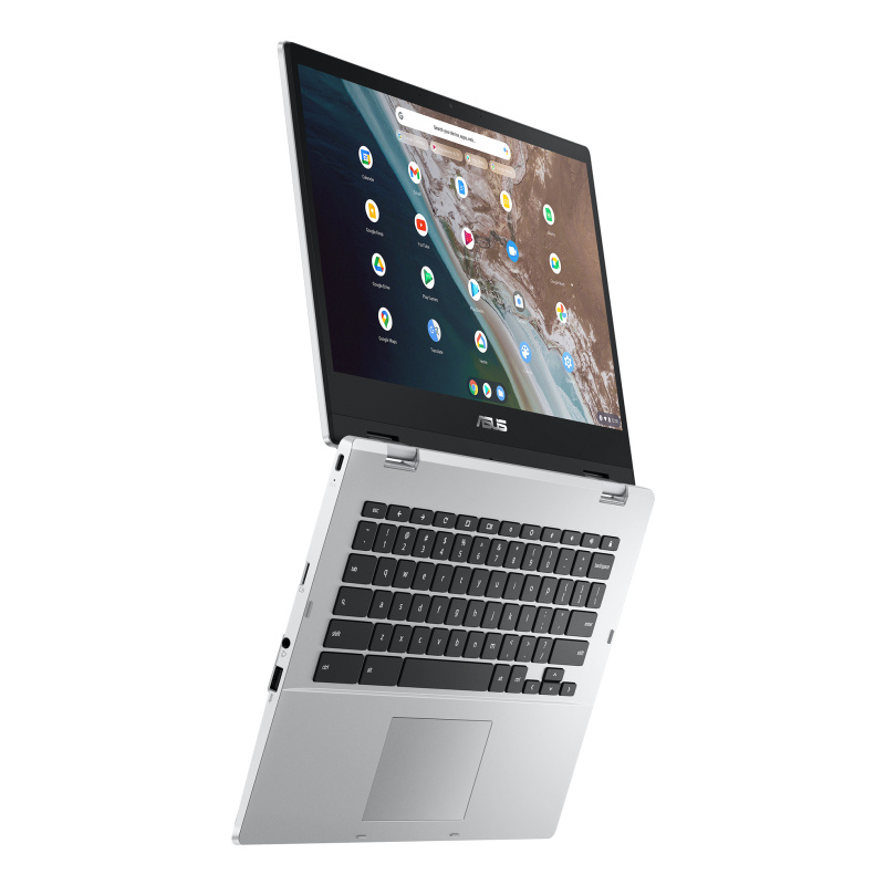 ASUS Chromebook Flip CX1 CX1400FKA-EC0117 Intel® Pentium® Silver N6000 35,6 cm (14") Écran tactile Full HD 8 Go LPDDR4x-SDRAM 64 Go eMMC Wi-Fi 6 (802.11ax) ChromeOS Argent