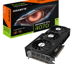 Gigabyte GV-N4070WF3OC-12GD carte graphique NVIDIA GeForce RTX 4070 12 Go GDDR6X