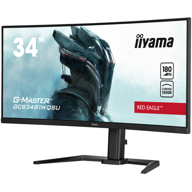 iiyama G-MASTER GCB3481WQSU-B1 écran plat de PC 86,4 cm (34") 3440 x 1440 pixels UltraWide Quad HD LCD Noir