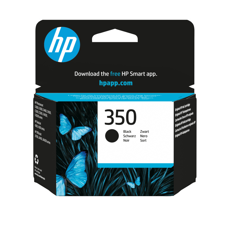 HP 350 cartouche d'encre noir authentique