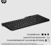 HP INC. clavier Universel RF sans fil + Bluetooth Noir