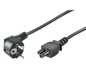Microconnect PE010818 câble électrique Noir 1,8 m CEE7/7 Coupleur C5
