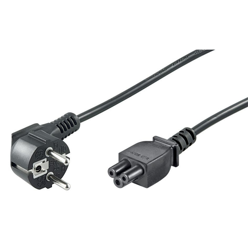 Microconnect PE010818 câble électrique Noir 1,8 m CEE7/7 Coupleur C5