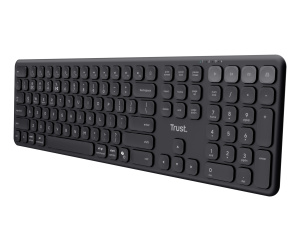 Trust Vaiya clavier maison/bureau RF sans fil + Bluetooth Français Noir