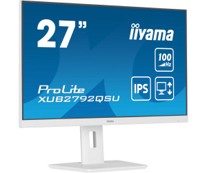 iiyama ProLite XUB2792QSU-W6 écran plat de PC 68,6 cm (27") 2560 x 1440 pixels Wide Quad HD LED Blanc