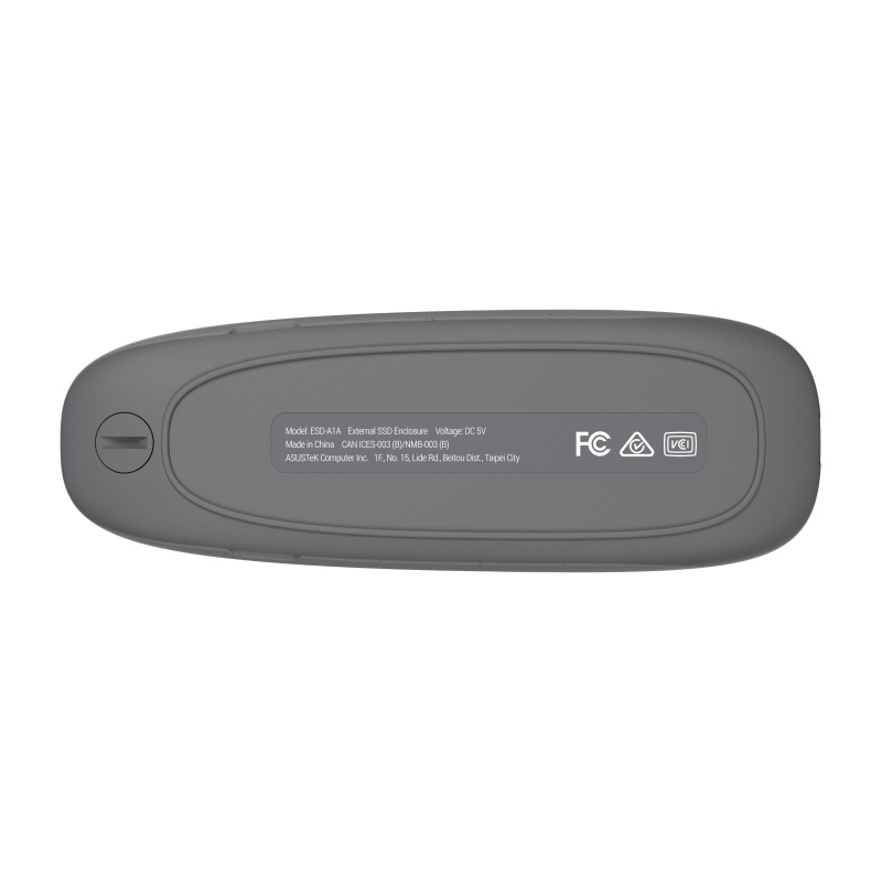 ASUS COBBLE Gray Enceinte ssd Gris M.2