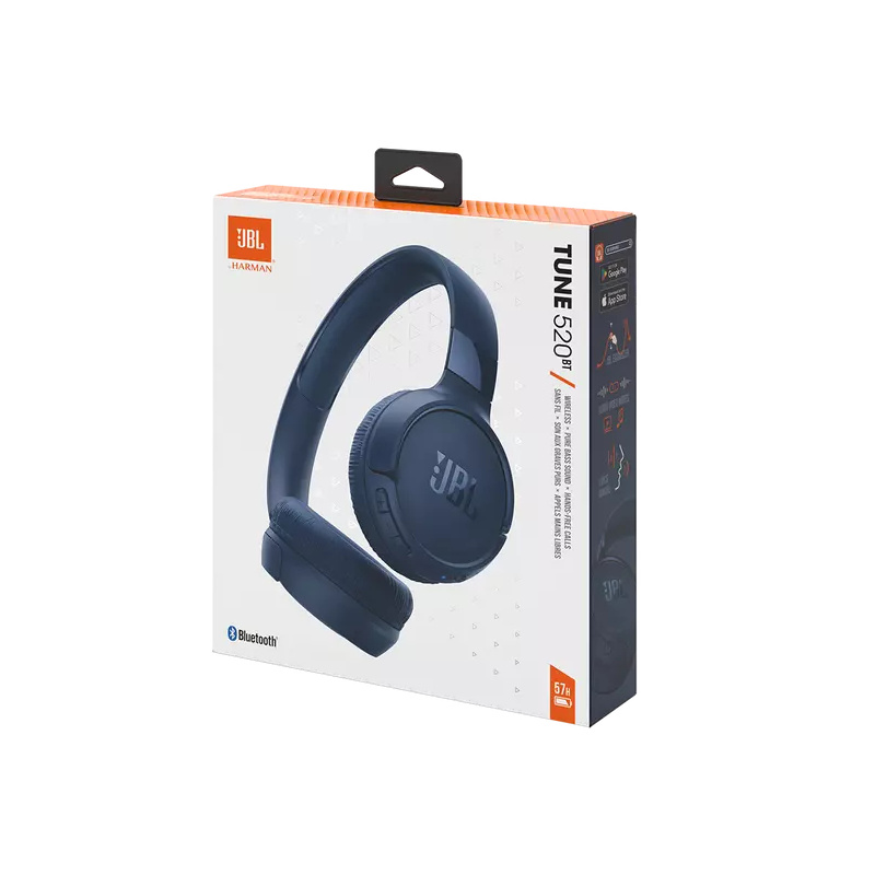 JBL Tune 520BT Casque Sans fil Arceau Appels/Musique USB Type-C Bluetooth Bleu