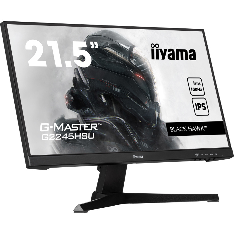 iiyama G-MASTER G2245HSU-B2 écran plat de PC 54,6 cm (21.5") 1920 x 1080 pixels Full HD LED Noir