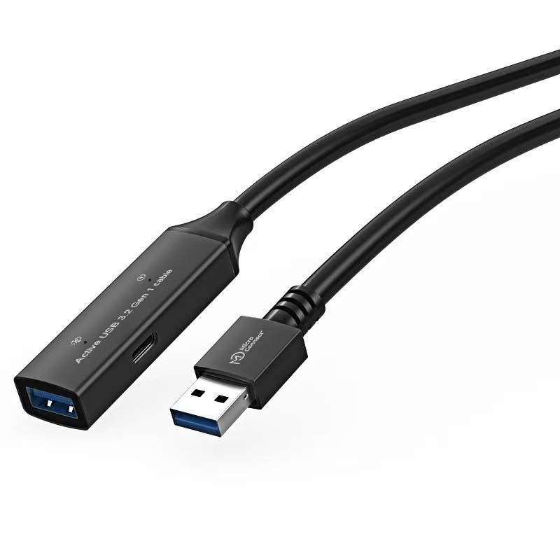 Microconnect USB3.0AAF15A câble USB USB 3.2 Gen 1 (3.1 Gen 1) 15 m USB A Noir
