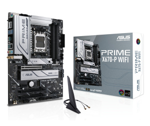 ASUS PRIME X670-P WIFI AMD X670 Emplacement AM5 ATX