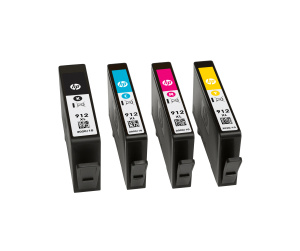 HP 912XL Cartouche d'encre jaune authentique, grande capacité