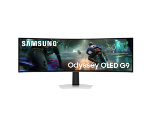 Samsung S49DG910SU écran plat de PC 124,5 cm (49") 5120 x 1440 pixels Dual QHD OLED Argent