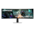 Samsung S49DG910SU écran plat de PC 124,5 cm (49") 5120 x 1440 pixels Dual QHD OLED Argent