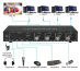 Microconnect MC-DP-KVM401K commutateur écran, clavier et souris Noir