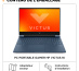 HP Victus Gaming Laptop 16-r1002nf Intel® Core™ i7 i7-14700HX Ordinateur portable 40,9 cm (16.1") Full HD 16 Go DDR5-SDRAM 1 To SSD NVIDIA GeForce RTX 4070 Wi-Fi 6 (802.11ax) Windows 11 Home Noir