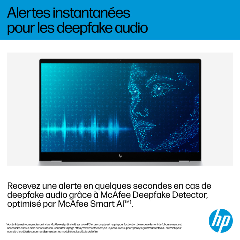 HP OmniBook 7 Next Gen AI 17-dc0005nf Copilot+ PC Intel Core Ultra 5 226V Ordinateur portable 43,9 cm (17.3") Écran tactile Full HD 16 Go LPDDR5x-SDRAM 512 Go SSD Wi-Fi 7 (802.11be) Windows 11 Home Argent