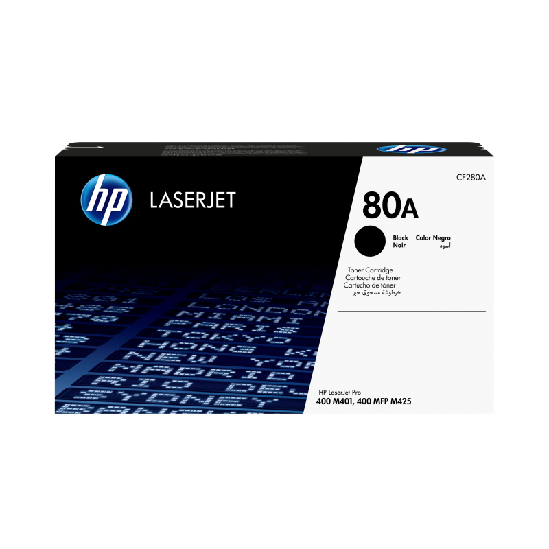 HP 80A toner LaserJet noir authentique