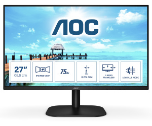 AOC B2 27B2H/EU LED display 68,6 cm (27") 1920 x 1080 pixels Full HD Noir