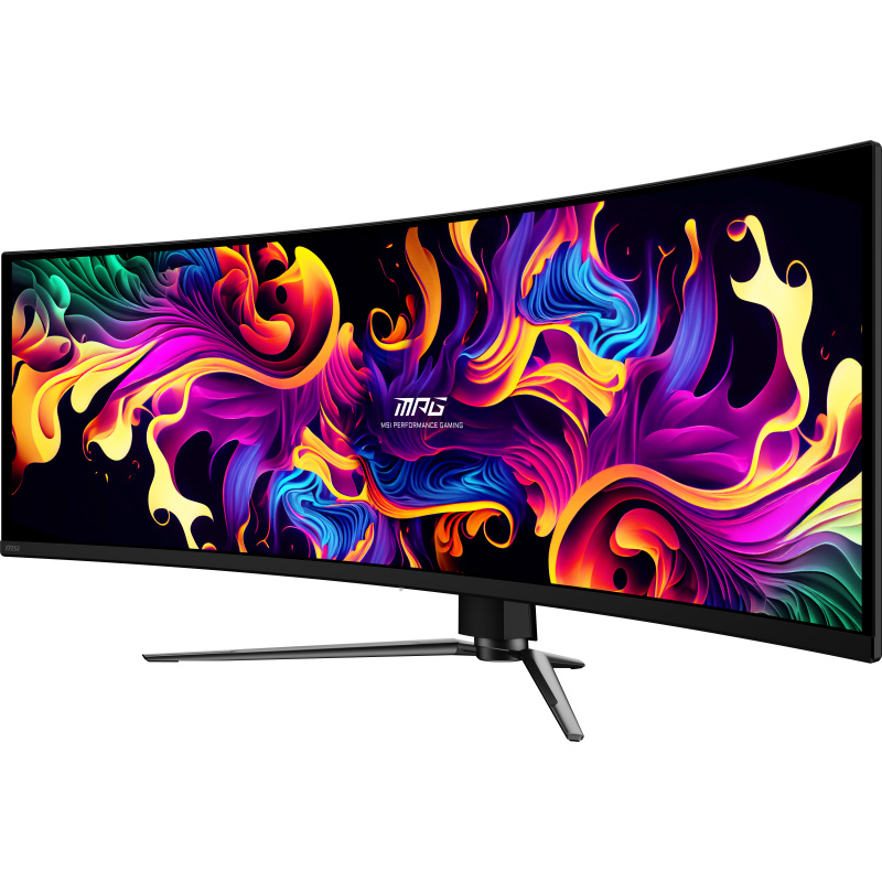 MSI MPG 491CQPX QD-OLED écran plat de PC 124,5 cm (49") 5120 x 1440 pixels Dual QHD Noir
