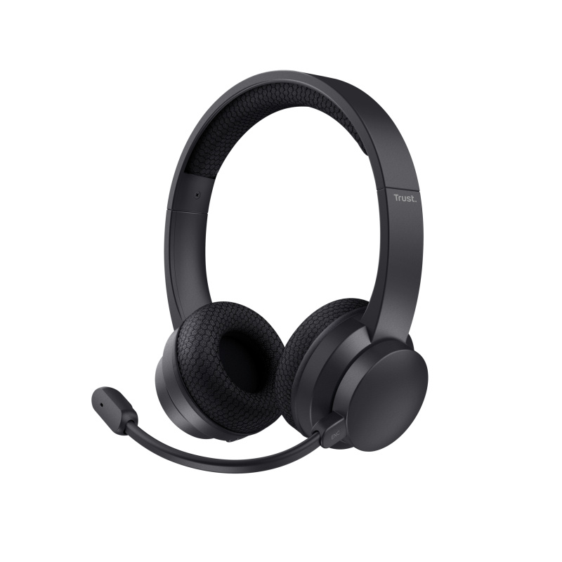 Trust Ayda Casque Avec fil &sans fil Arceau Appels/Musique USB Type-C Bluetooth Noir