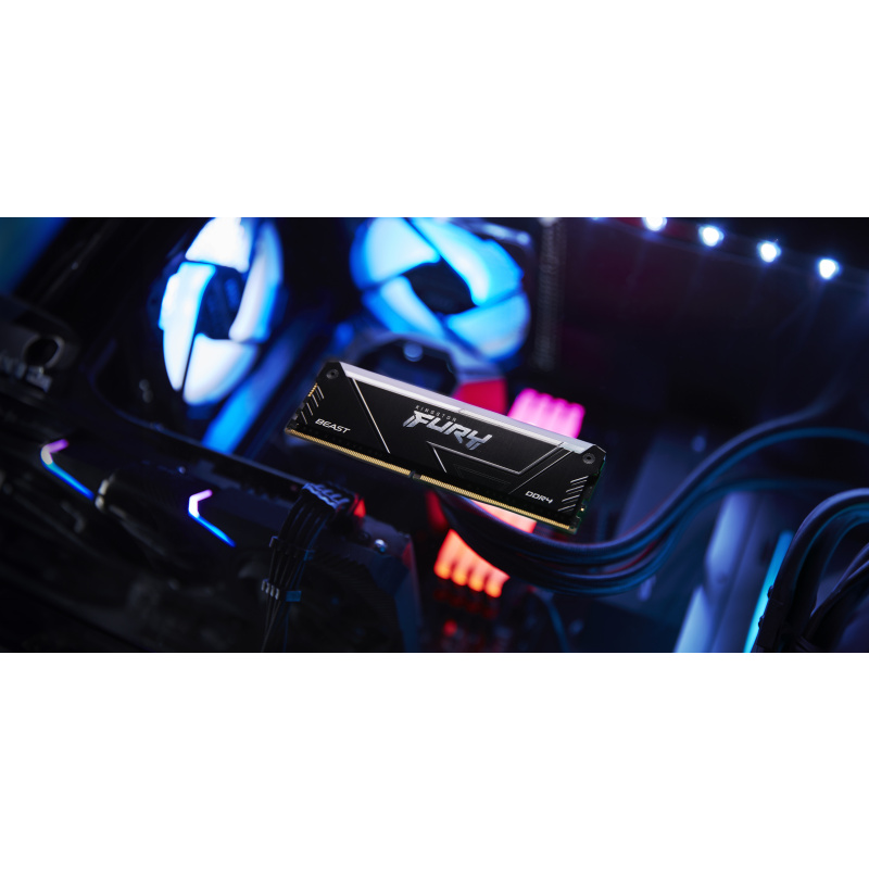 Kingston Technology FURY Beast 16GB 3200MT/s DDR4 CL16 DIMM RGB