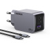 Ugreen 25871 chargeur d'appareils mobiles Universel Gris Secteur Charge rapide Intérieure