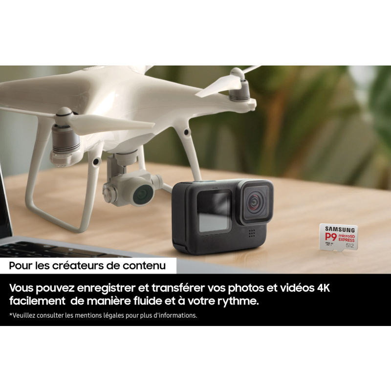 Samsung Carte microSD P9 Express 256 Go