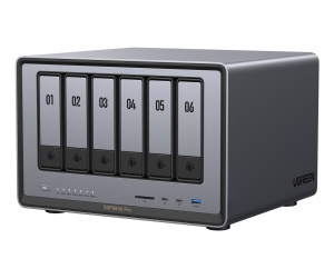 Ugreen DXP6800 Pro NAS Bureau Intel® Core™ i5 8 Go DDR5 Gris, Noir