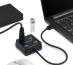 eSTUFF GLB235401 hub & concentrateur USB 3.2 Gen 1 (3.1 Gen 1) Type-A 5000 Mbit/s Noir
