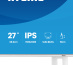 iiyama ProLite XB2797HSU-W1 écran plat de PC 68,6 cm (27") 1920 x 1080 pixels Full HD LED Blanc