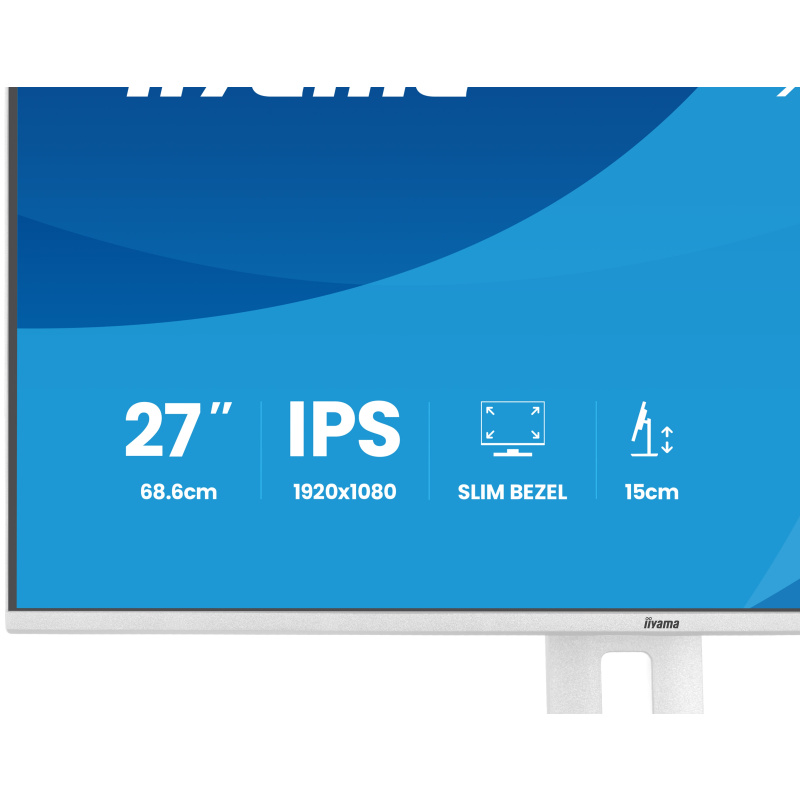 iiyama ProLite XB2797HSU-W1 écran plat de PC 68,6 cm (27") 1920 x 1080 pixels Full HD LED Blanc