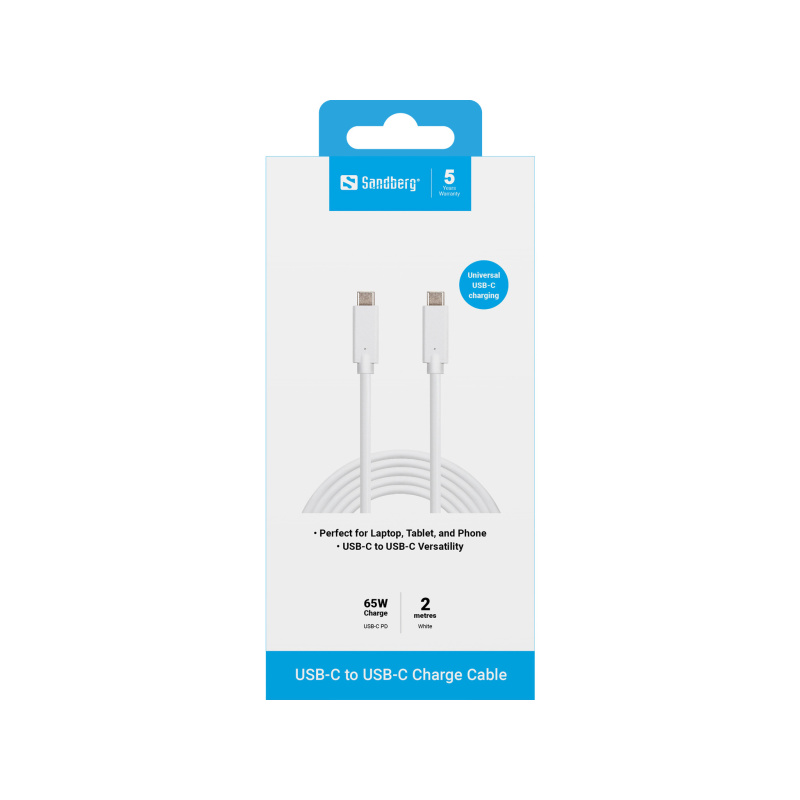 Sandberg USB-C Charge Cable 2M, 60W