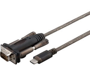 Microconnect USB3.1CRS232 câble Série Noir 1 m USB C DB9