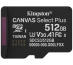 Kingston Technology 512GB microSDXC Canvas Select Plus Gen3 150MB/s A1 (Adaptateur SD inclus)