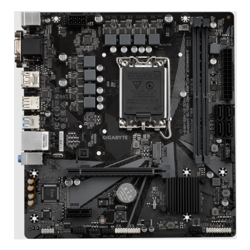 GIGABYTE H610M S2H V2 DDR4 carte mère Intel H610 Express LGA 1700 micro ATX
