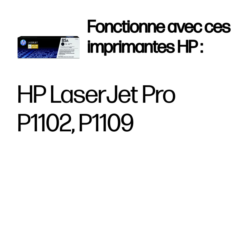 HP 85A toner LaserJet noir authentique