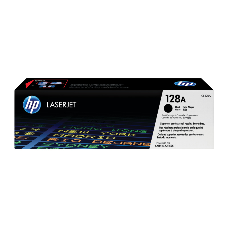 HP 128A toner LaserJet noir authentique