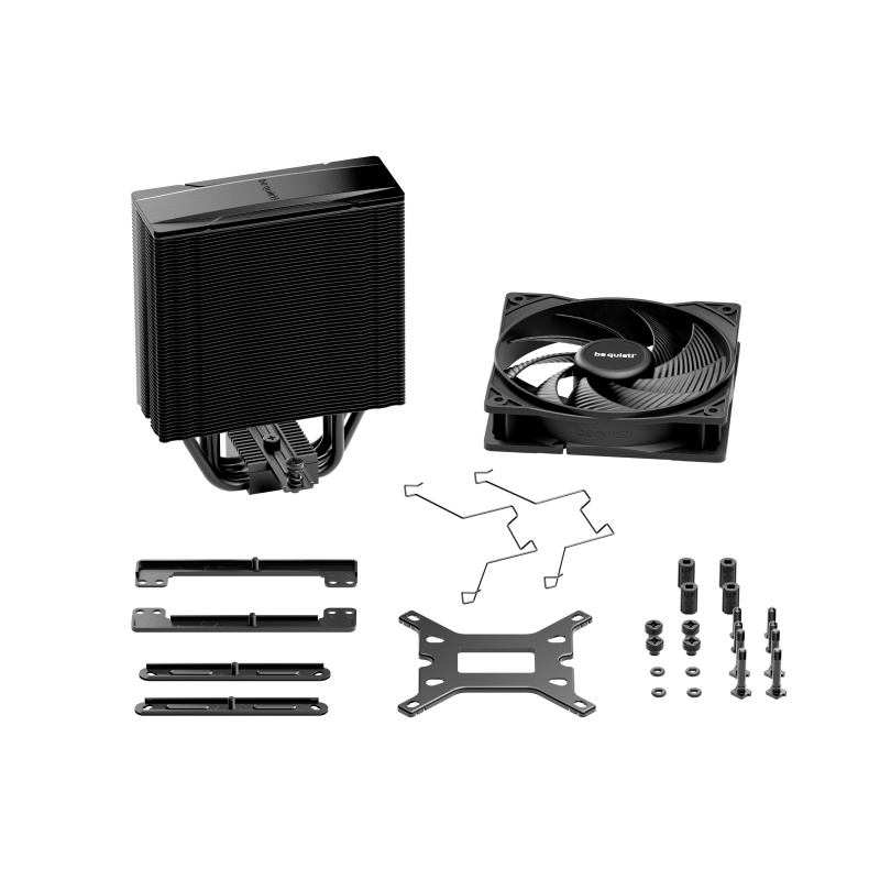 be quiet! PURE ROCK 3 Black | Ventirad mono tour, socket Intel et AMD