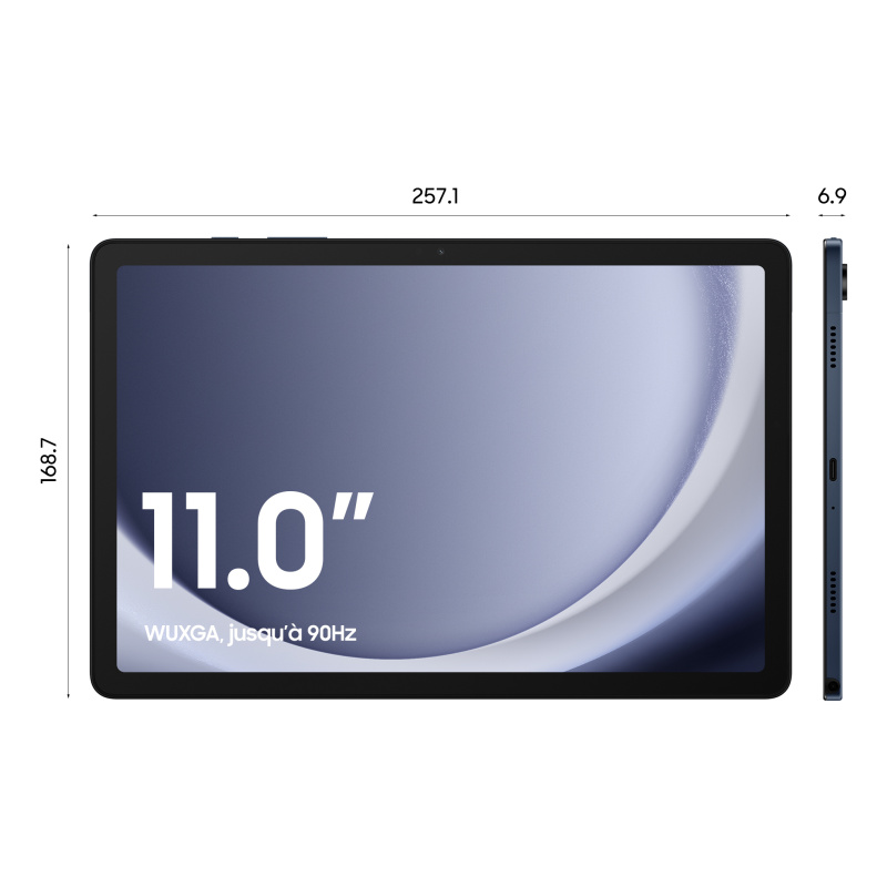 Samsung Galaxy Tab SM-X210 Qualcomm Snapdragon 128 Go 27,9 cm (11") 8 Go Wi-Fi 5 (802.11ac) Android 13 Marine