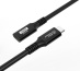 Microconnect USB3.2CC2EX câble USB USB4 Gen 2x2 2 m USB C Noir