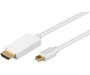 Microconnect MDPHDMI2 câble vidéo et adaptateur 1,8 m Mini DisplayPort HDMI Blanc